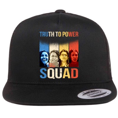 Truth To Power The Squad Flat Bill Trucker Hat