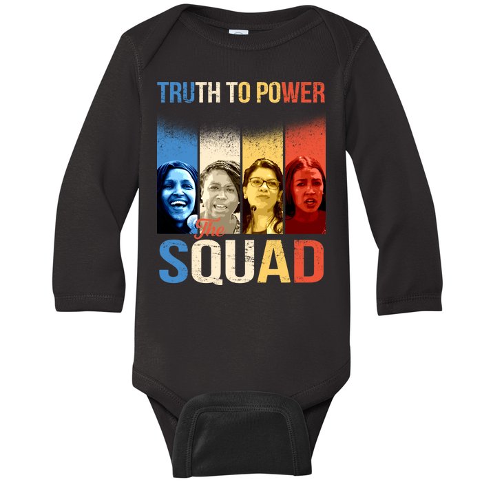 Truth To Power The Squad Baby Long Sleeve Bodysuit