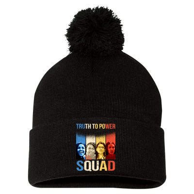 Truth To Power The Squad Pom Pom 12in Knit Beanie