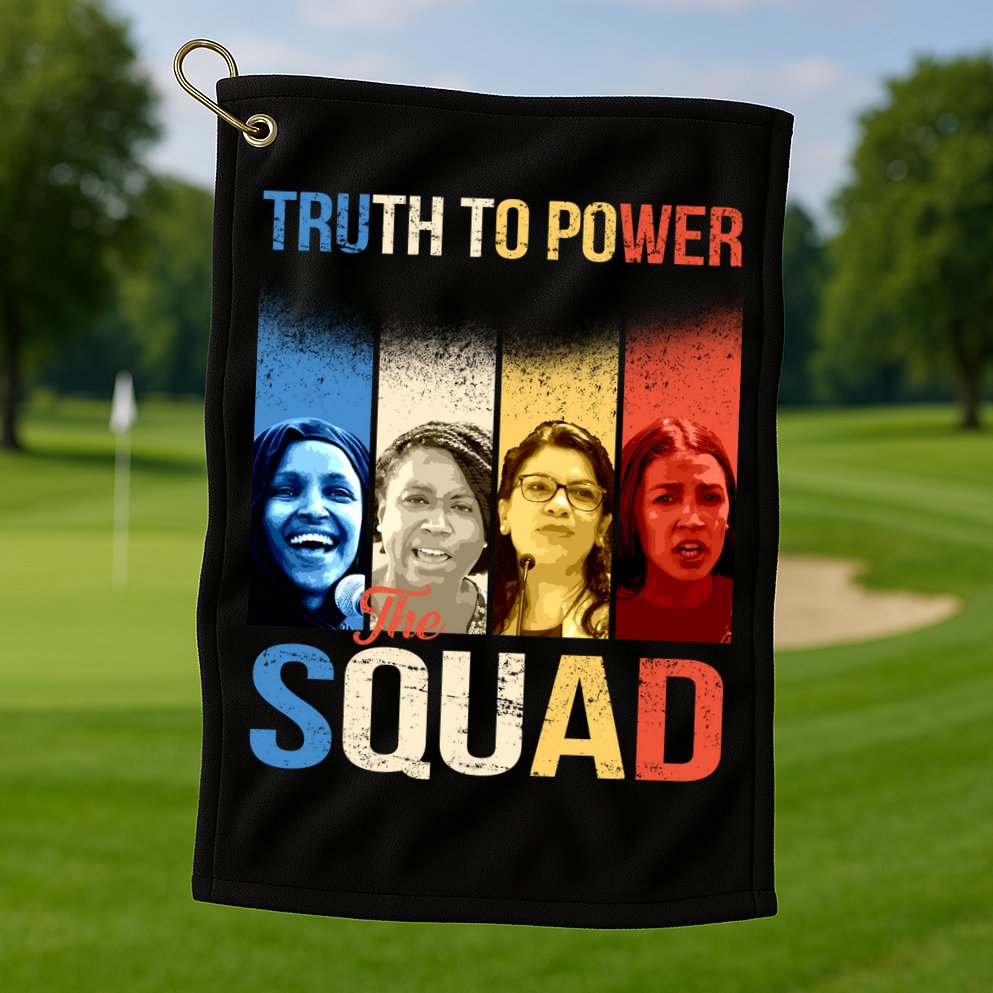 Truth To Power The Squad Golf Towel