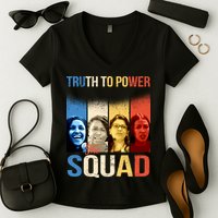 Truth To Power The Squad Women's V-Neck T-Shirt
