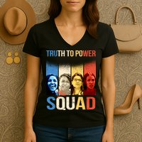 Truth To Power The Squad Women's V-Neck T-Shirt
