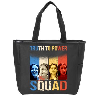 Truth To Power The Squad Zip Tote Bag