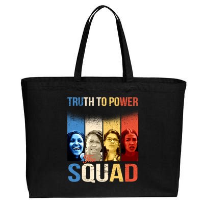 Truth To Power The Squad Cotton Canvas Jumbo Tote