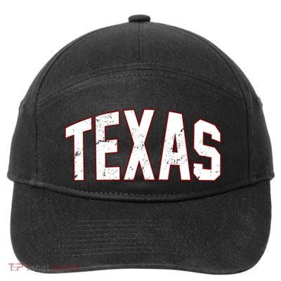 Texas Retro Vintage 7-Panel Snapback Hat