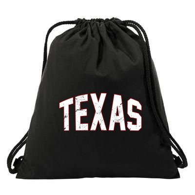 Texas Retro Vintage Drawstring Bag