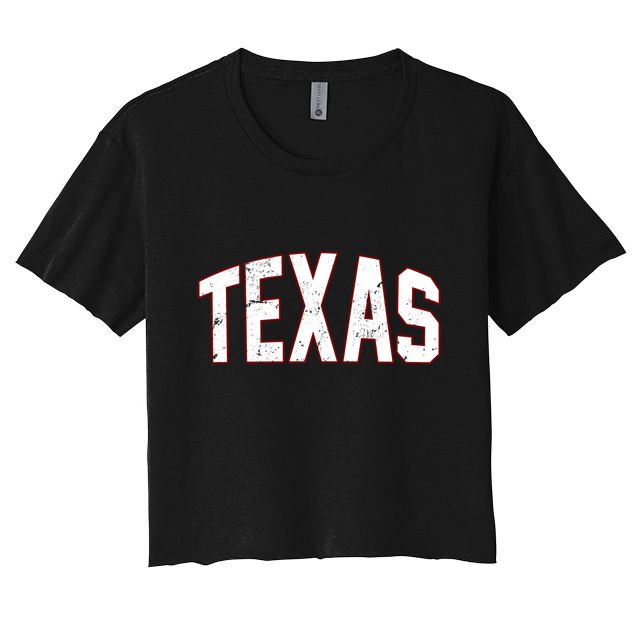 Texas Retro Vintage Crop Top