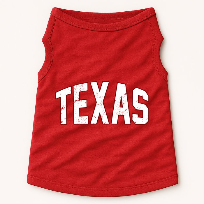 Texas Retro Vintage Doggie Tank