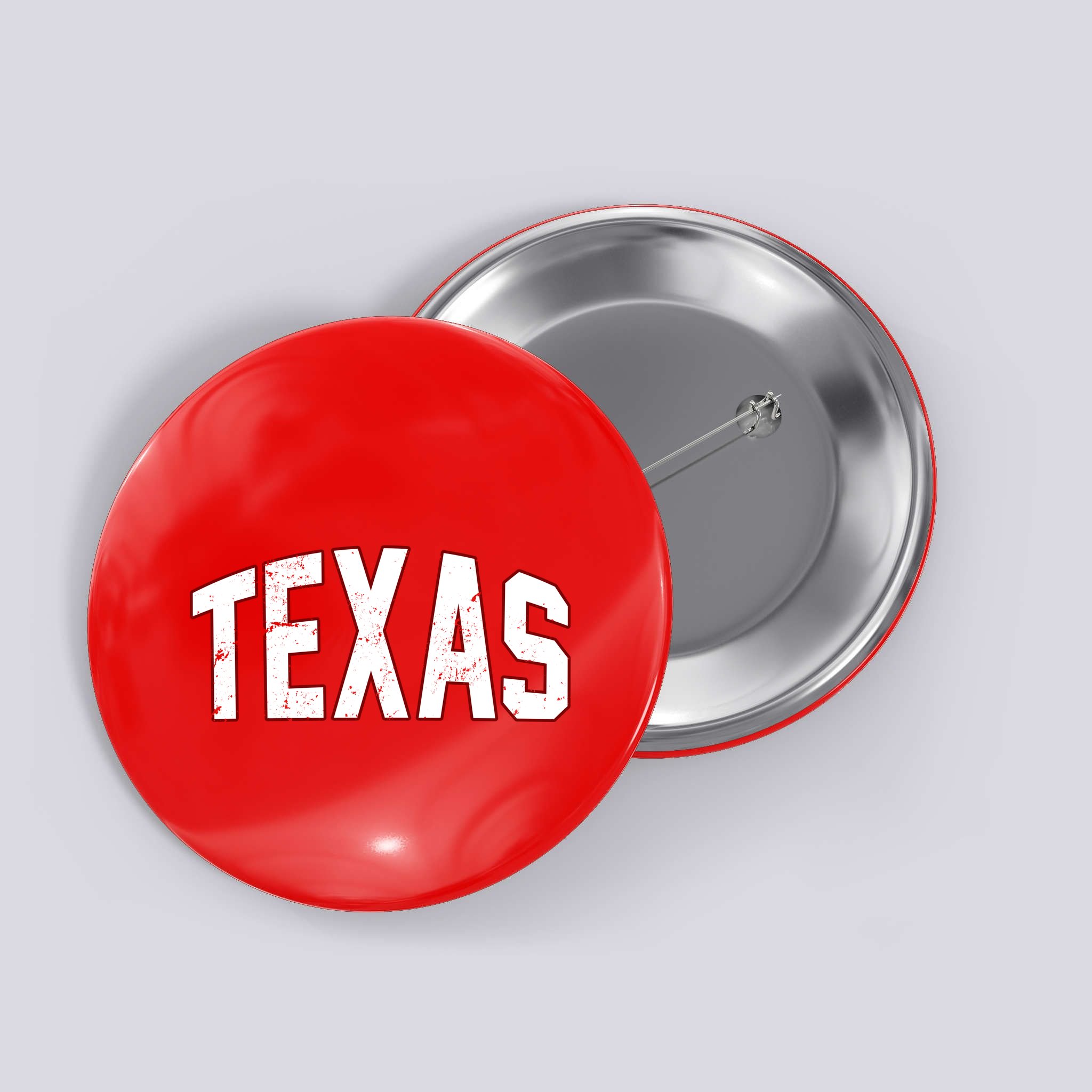 Texas Retro Vintage Button