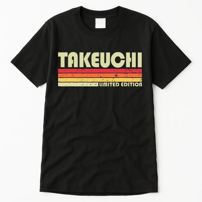 Takeuchi Retro Vintage Japanese Name Tall T-Shirt
