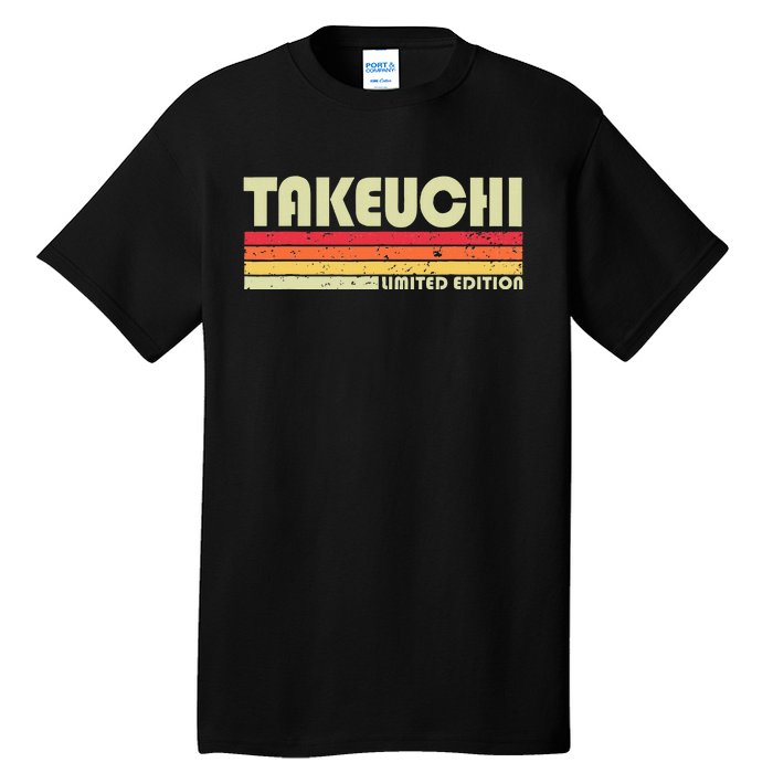 Takeuchi Retro Vintage Japanese Name Tall T-Shirt