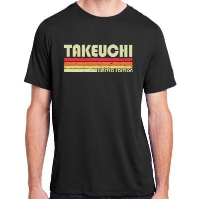 Takeuchi Retro Vintage Japanese Name Adult ChromaSoft Performance T-Shirt