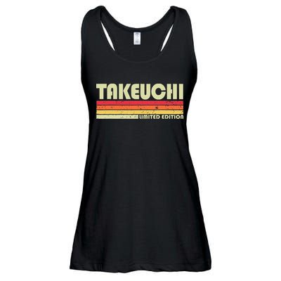 Takeuchi Retro Vintage Japanese Name Ladies Essential Flowy Tank