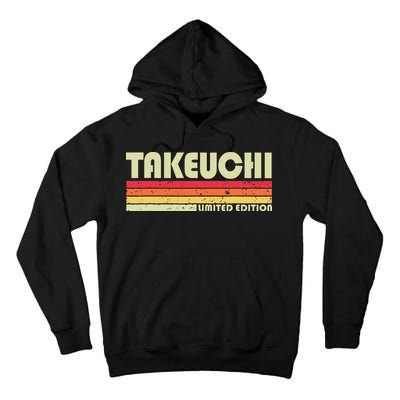 Takeuchi Retro Vintage Japanese Name Tall Hoodie