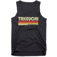 Takeuchi Retro Vintage Japanese Name Tank Top