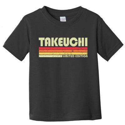 Takeuchi Retro Vintage Japanese Name Toddler T-Shirt