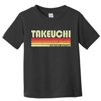 Takeuchi Retro Vintage Japanese Name Toddler T-Shirt