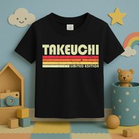 Takeuchi Retro Vintage Japanese Name Toddler T-Shirt
