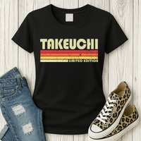 Takeuchi Retro Vintage Japanese Name Womens T-Shirt