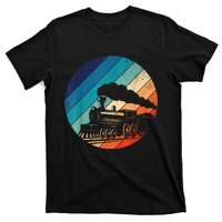 Train Railroad Vintage Retro Locomotive Old Model T-Shirt