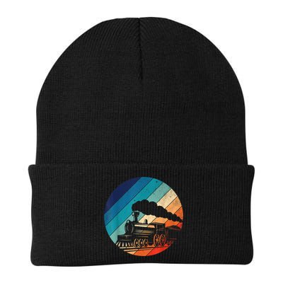 Train Railroad Vintage Retro Locomotive Old Model Beanie