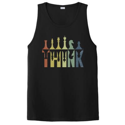 Think Retro Vintage Chess Pieces Player Gifts Chess Coach PosiCharge Competitor Tank