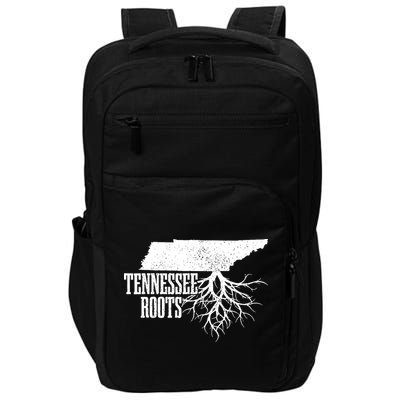 Tennessee Roots Vintage Usa Patriotic Pride State Map Impact Tech Backpack