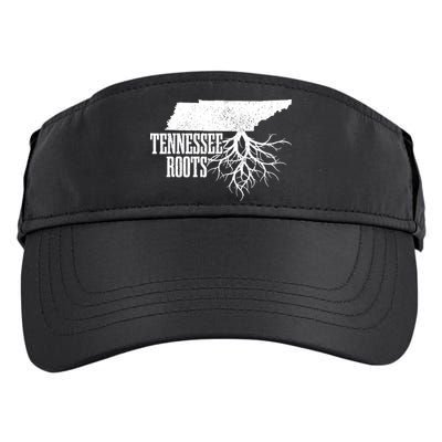 Tennessee Roots Vintage Usa Patriotic Pride State Map Adult Drive Performance Visor