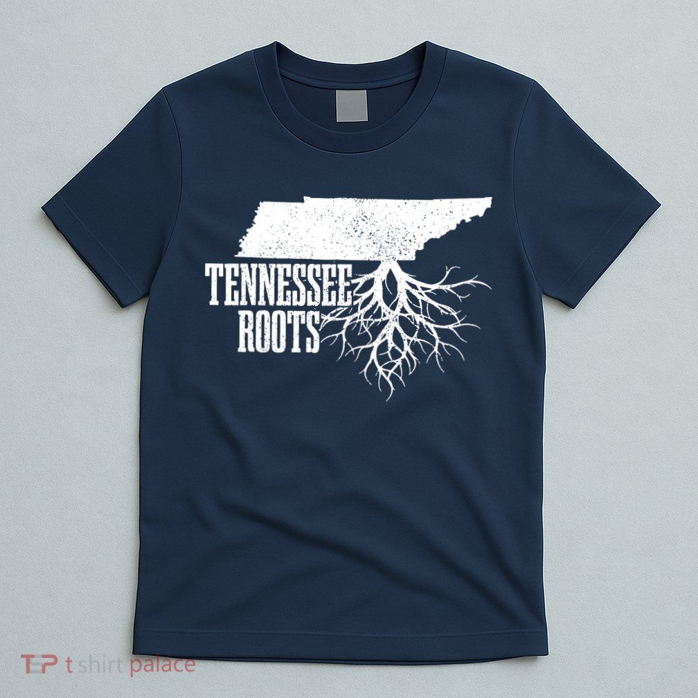 Tennessee Roots Vintage Usa Patriotic Pride State Map T-Shirt