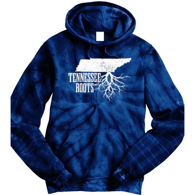 Tennessee Roots Vintage Usa Patriotic Pride State Map Tie Dye Hoodie