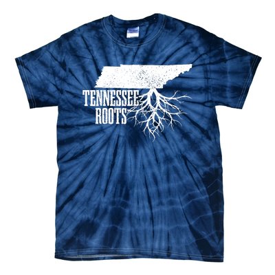 Tennessee Roots Vintage Usa Patriotic Pride State Map Tie-Dye T-Shirt