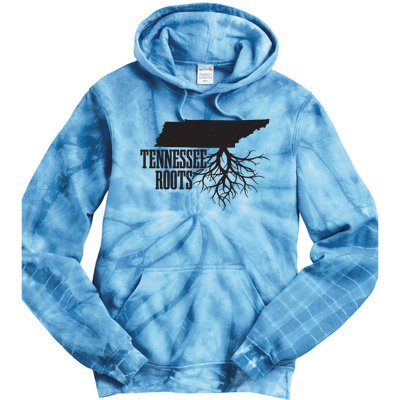 Tennessee Roots Vintage Usa Patriotic Pride State Map Tie Dye Hoodie