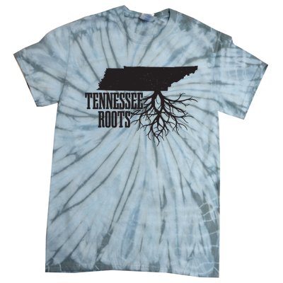 Tennessee Roots Vintage Usa Patriotic Pride State Map Tie-Dye T-Shirt