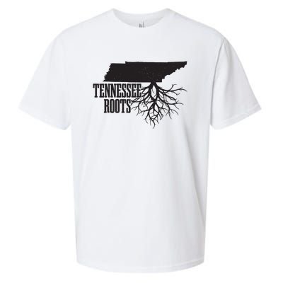 Tennessee Roots Vintage Usa Patriotic Pride State Map Sueded Cloud Jersey T-Shirt