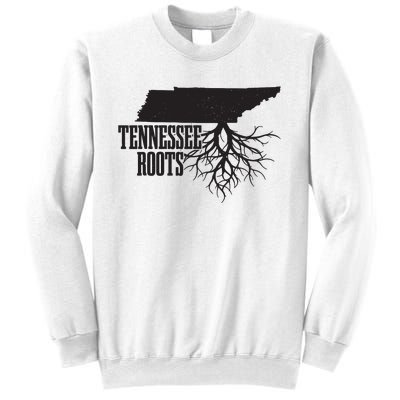 Tennessee Roots Vintage Usa Patriotic Pride State Map Sweatshirt