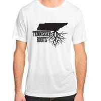 Tennessee Roots Vintage Usa Patriotic Pride State Map Adult ChromaSoft Performance T-Shirt