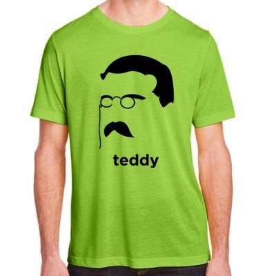 Teddy Roosevelt Vector Art American Adult ChromaSoft Performance T-Shirt