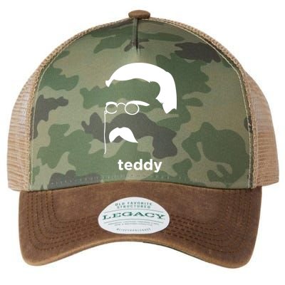 Teddy Roosevelt Vector Art American Legacy Tie Dye Trucker Hat