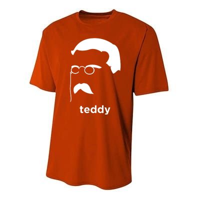 Teddy Roosevelt Vector Art American Performance Sprint T-Shirt