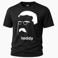 Teddy Roosevelt Vector Art American Cooling Performance Crew T-Shirt