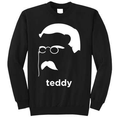 Teddy Roosevelt Vector Art American Sweatshirt