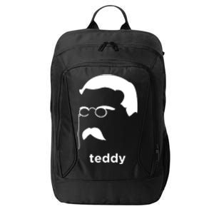 Teddy Roosevelt Vector Art American City Backpack