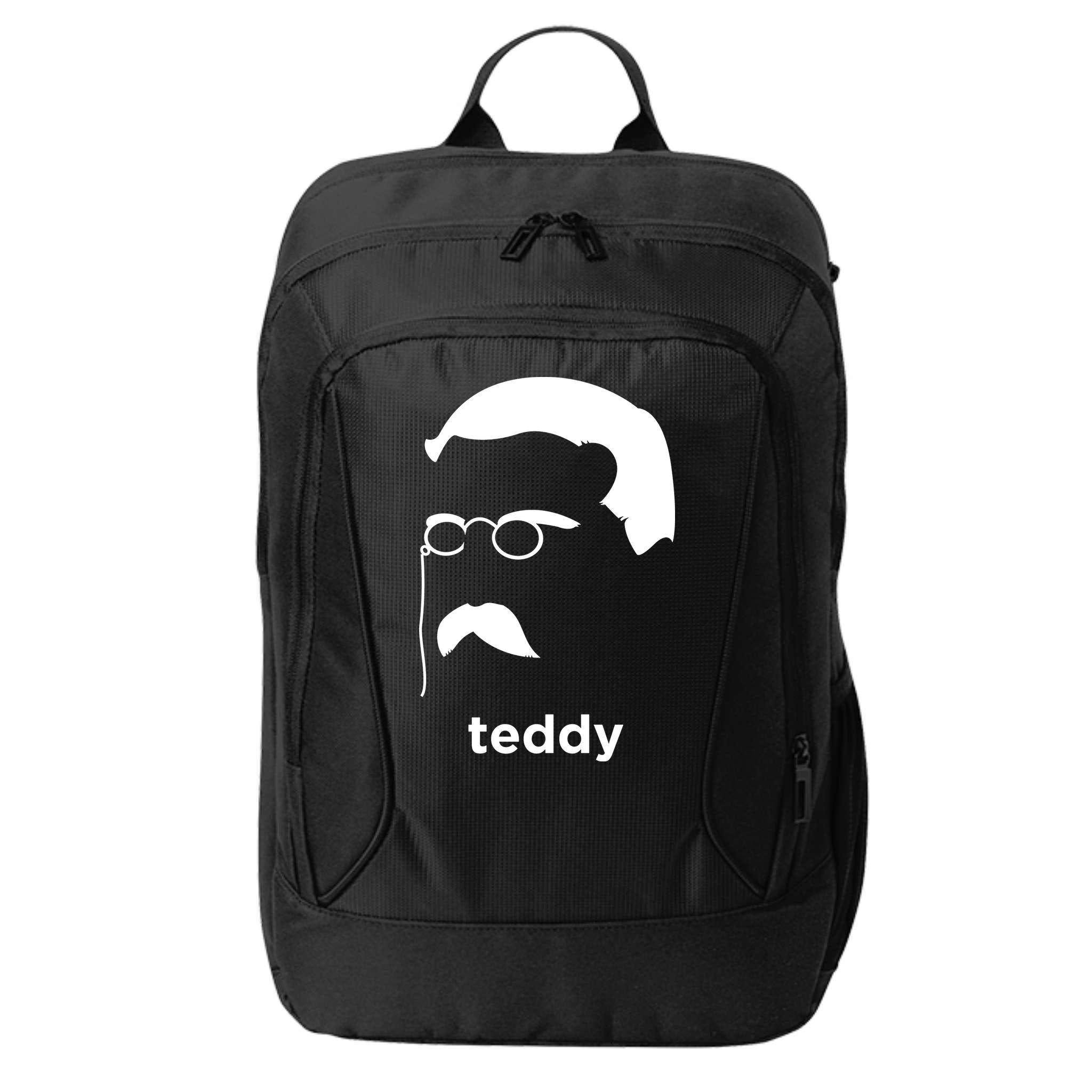 Teddy Roosevelt Vector Art American City Backpack