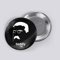 Teddy Roosevelt Vector Art American Button