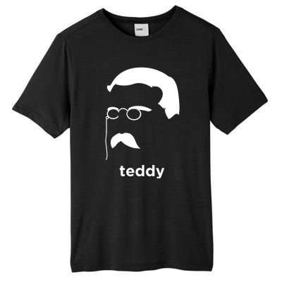 Teddy Roosevelt Vector Art American Tall Fusion ChromaSoft Performance T-Shirt