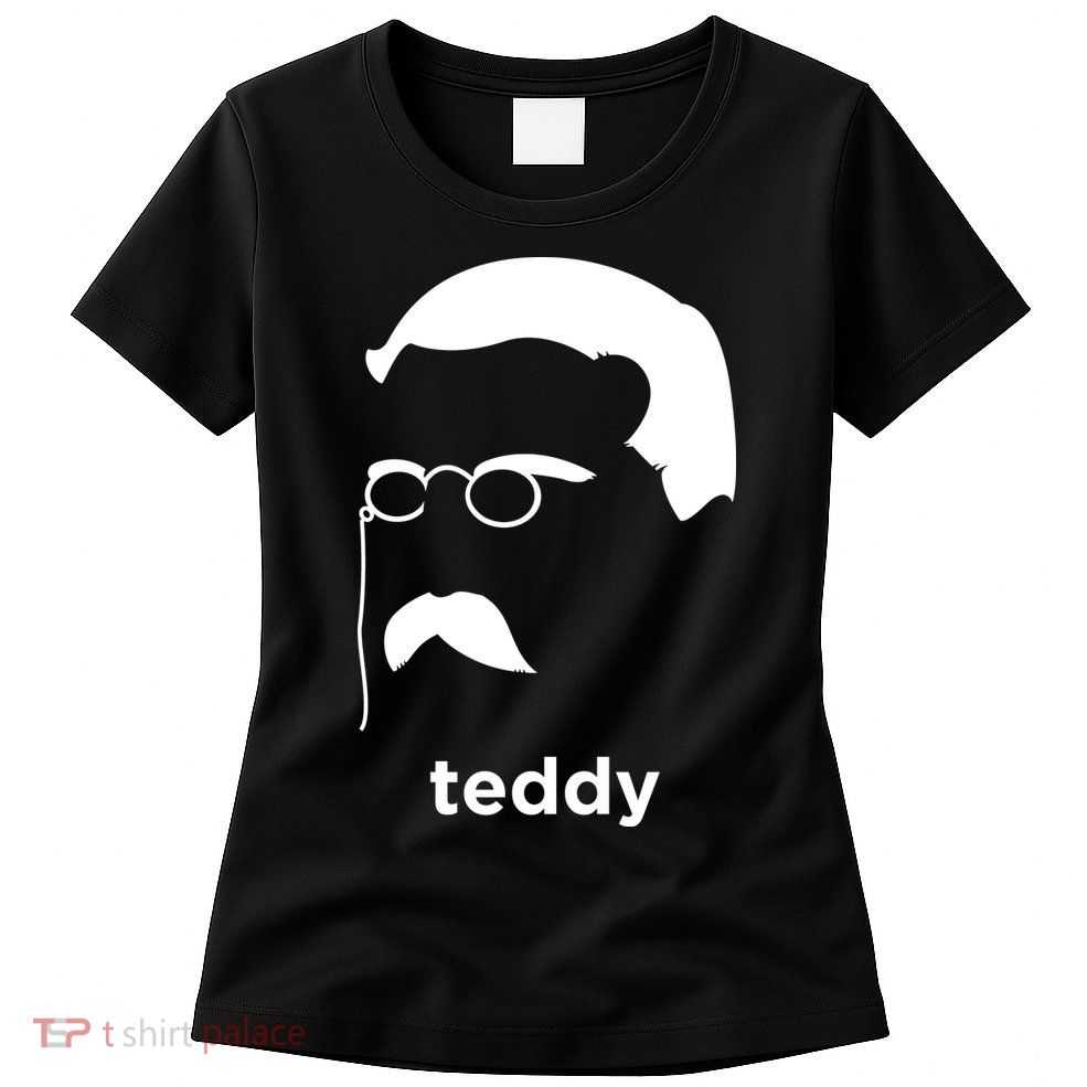 Teddy Roosevelt Vector Art American Womens T-Shirt