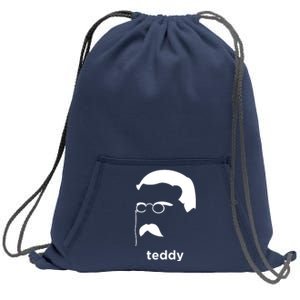 Teddy Roosevelt Vector Art American Sweatshirt Cinch Pack Bag