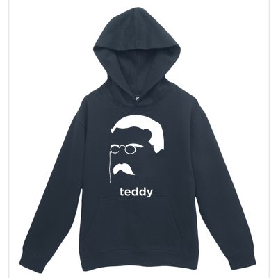 Teddy Roosevelt Vector Art American Urban Pullover Hoodie