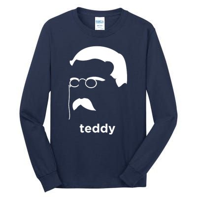 Teddy Roosevelt Vector Art American Tall Long Sleeve T-Shirt