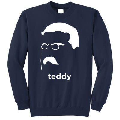 Teddy Roosevelt Vector Art American Tall Sweatshirt